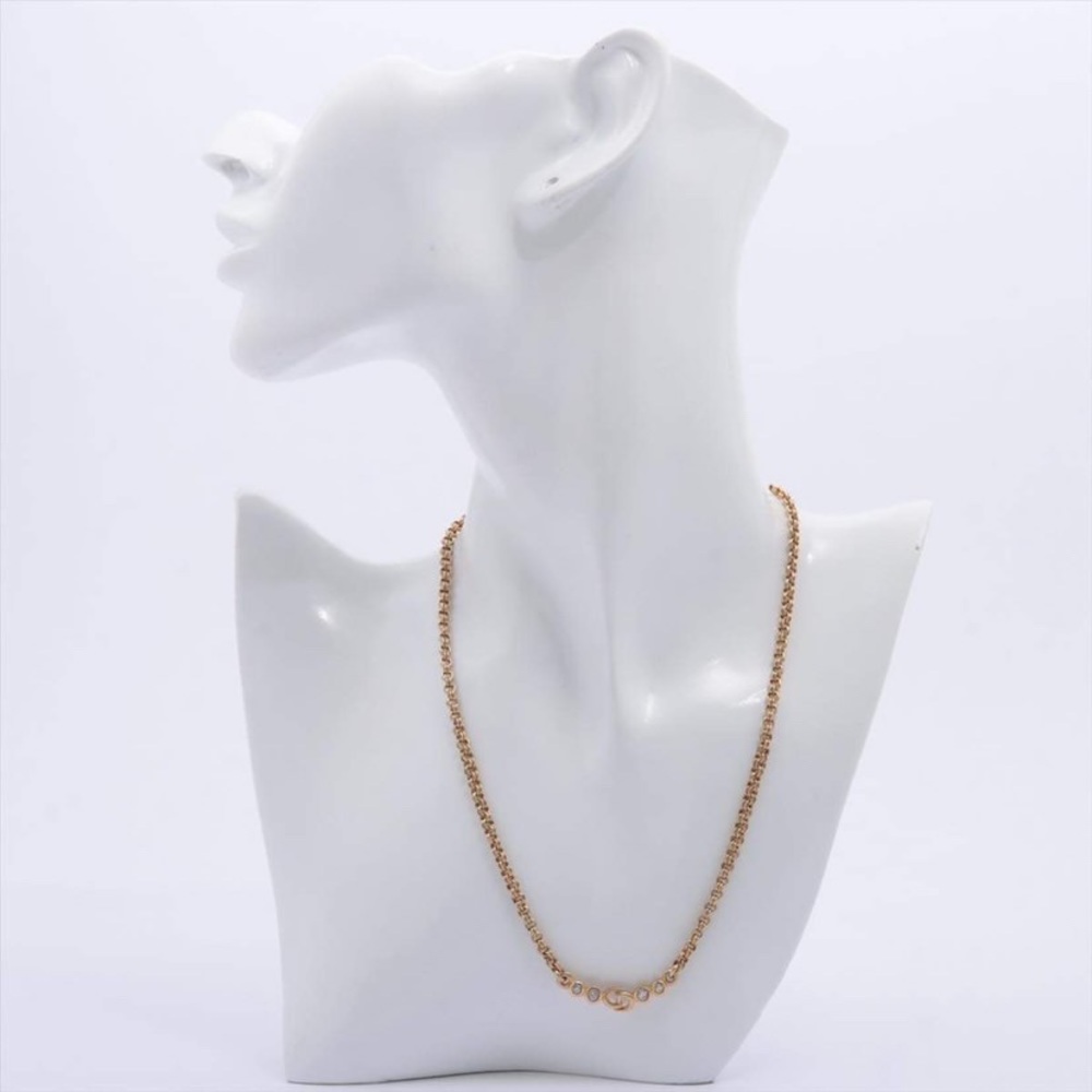 Christian Dior Necklace Gold Plated Gem